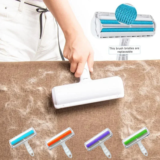 One Hand Operate Way Pet Hair Remover Roller Removing Dog Cat Self Cleaning Lint Pet Hair Remover Pet Hair Remov Cleaning - SilverSmith Live