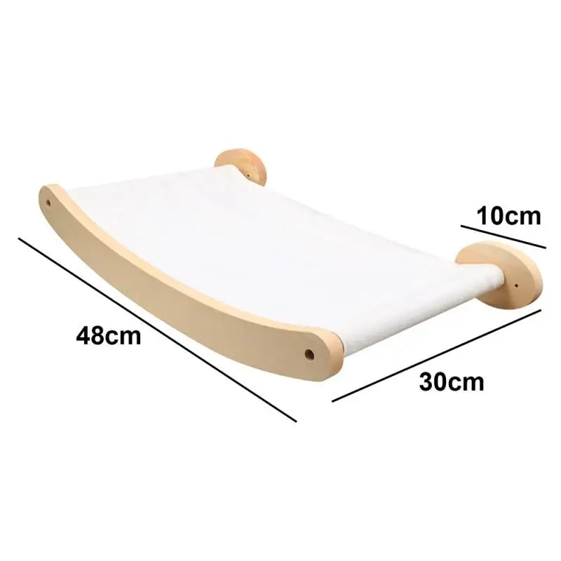 1PC Cat Tree Wall Mounted Cat Shelves Scratching Post for Cat Jumping Platform and Cat Hammock Rope Ladder Wall Wooden Furniture - SilverSmith Live